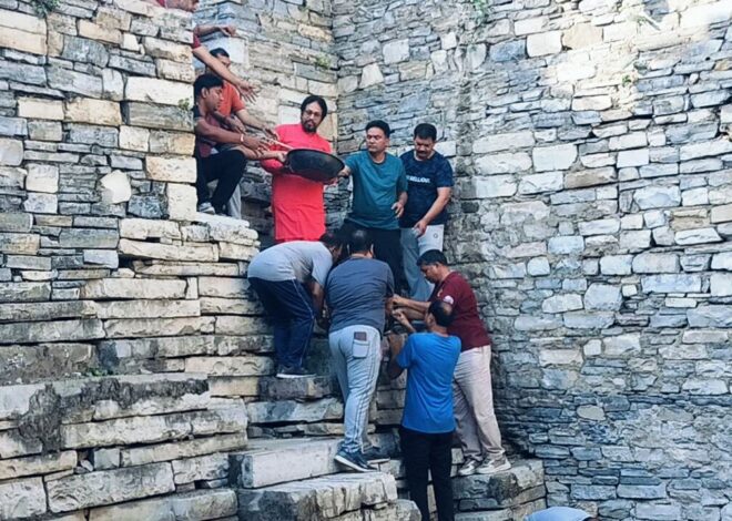 विधायक आक्या की अगुवाई में मार्निंग वॉक क्लब ने की हजारेश्वर महादेव बावड़ी की साफ सफाई