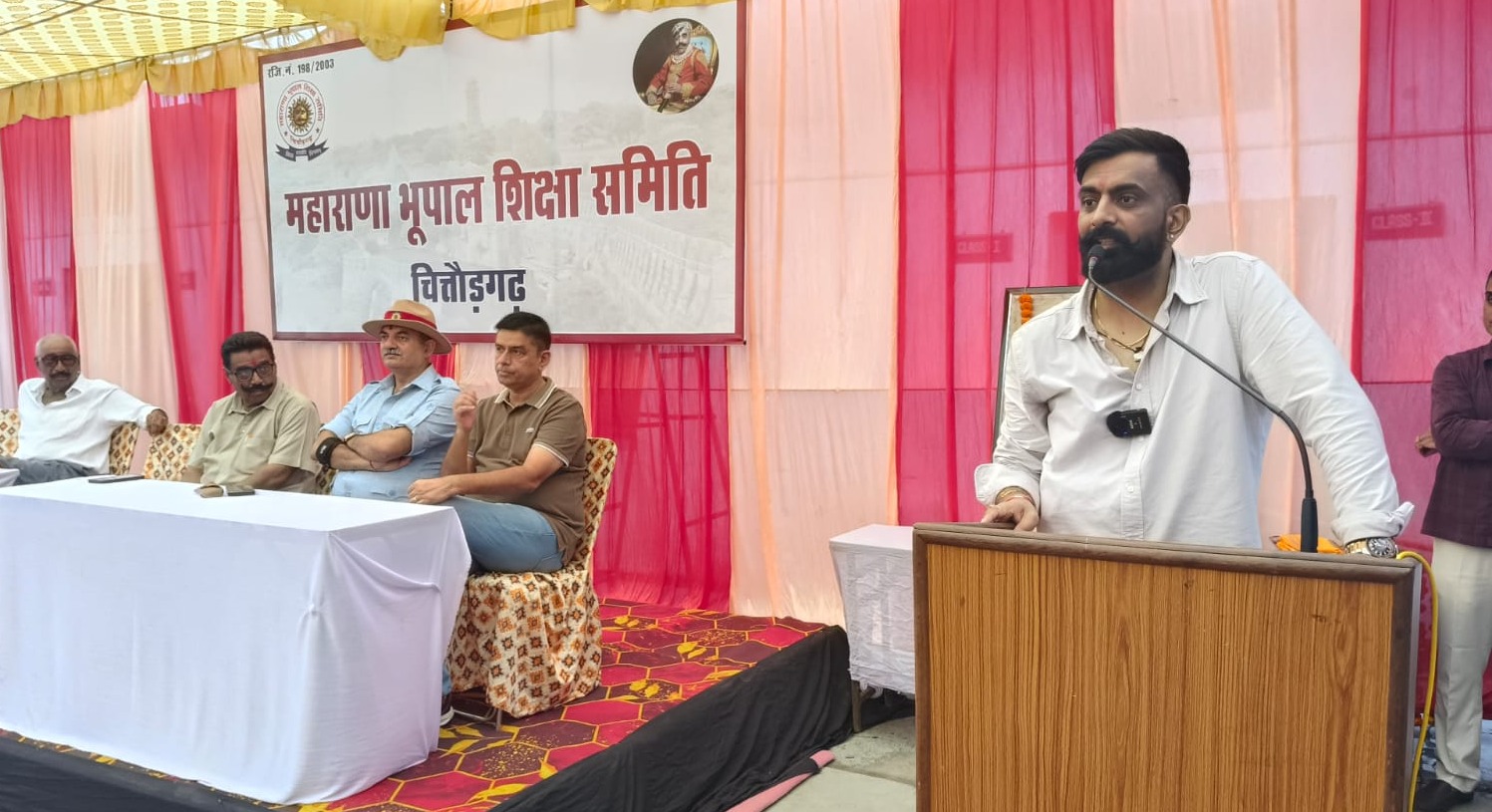 भूपाल छात्रावास में राजवीर सिंह ने युवाओं को इतिहास से जोड़ा