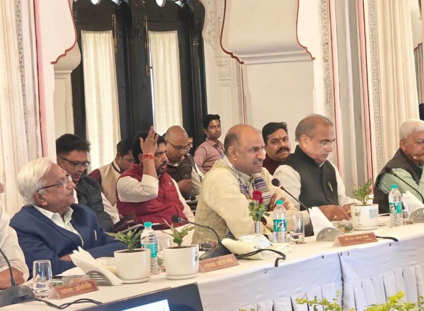 चित्तौड़गढ़ संसदीय क्षेत्र में पश्चिम-मध्य रेलवे से जुड़े महत्वपूर्ण कार्यों की आवश्यकता- सांसद जोशी