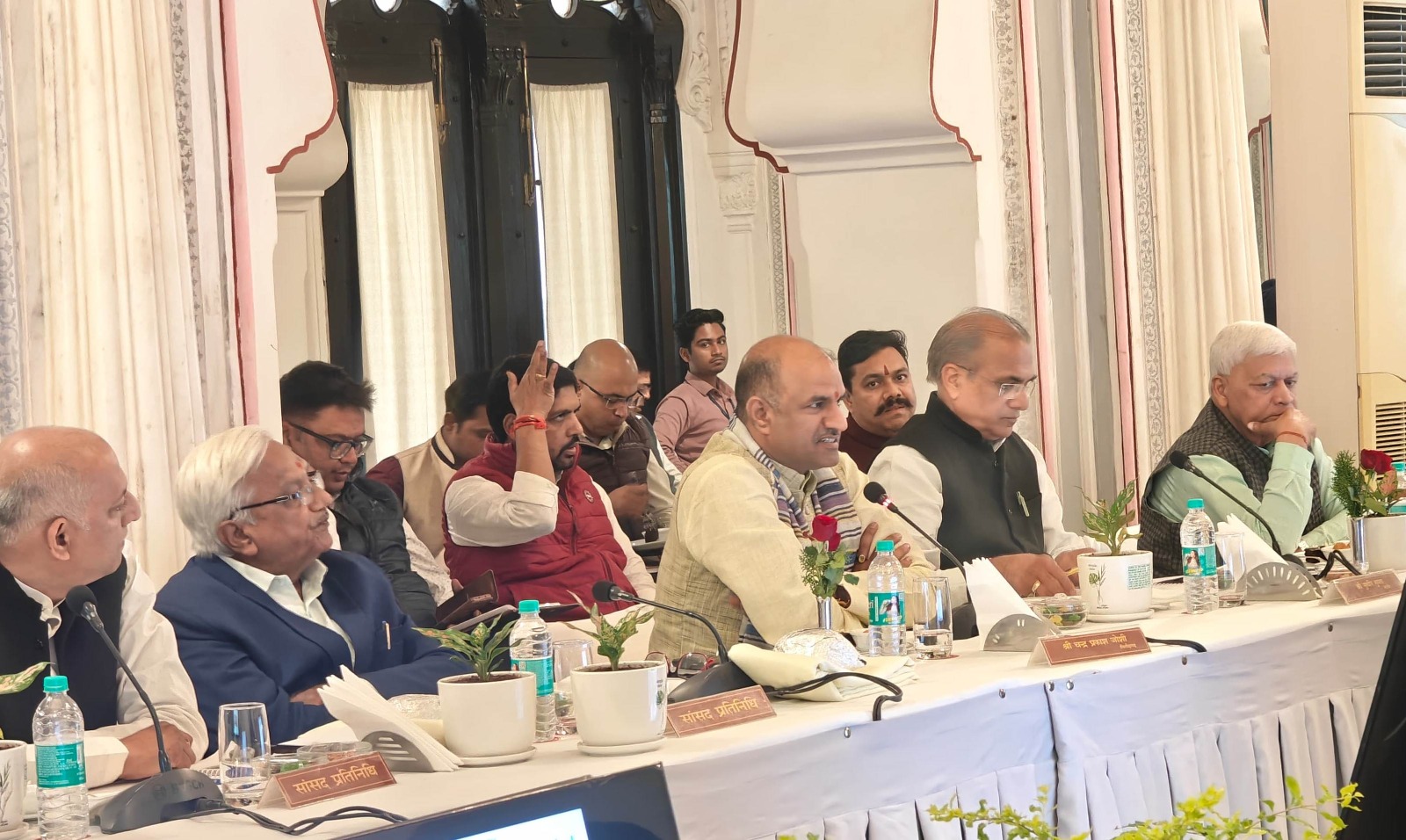 चित्तौड़गढ़ संसदीय क्षेत्र में पश्चिम-मध्य रेलवे से जुड़े महत्वपूर्ण कार्यों की आवश्यकता- सांसद जोशी